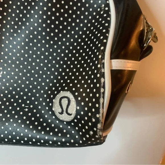 Lululemon Black White Polka Dot Bag - Picture 12 of 15